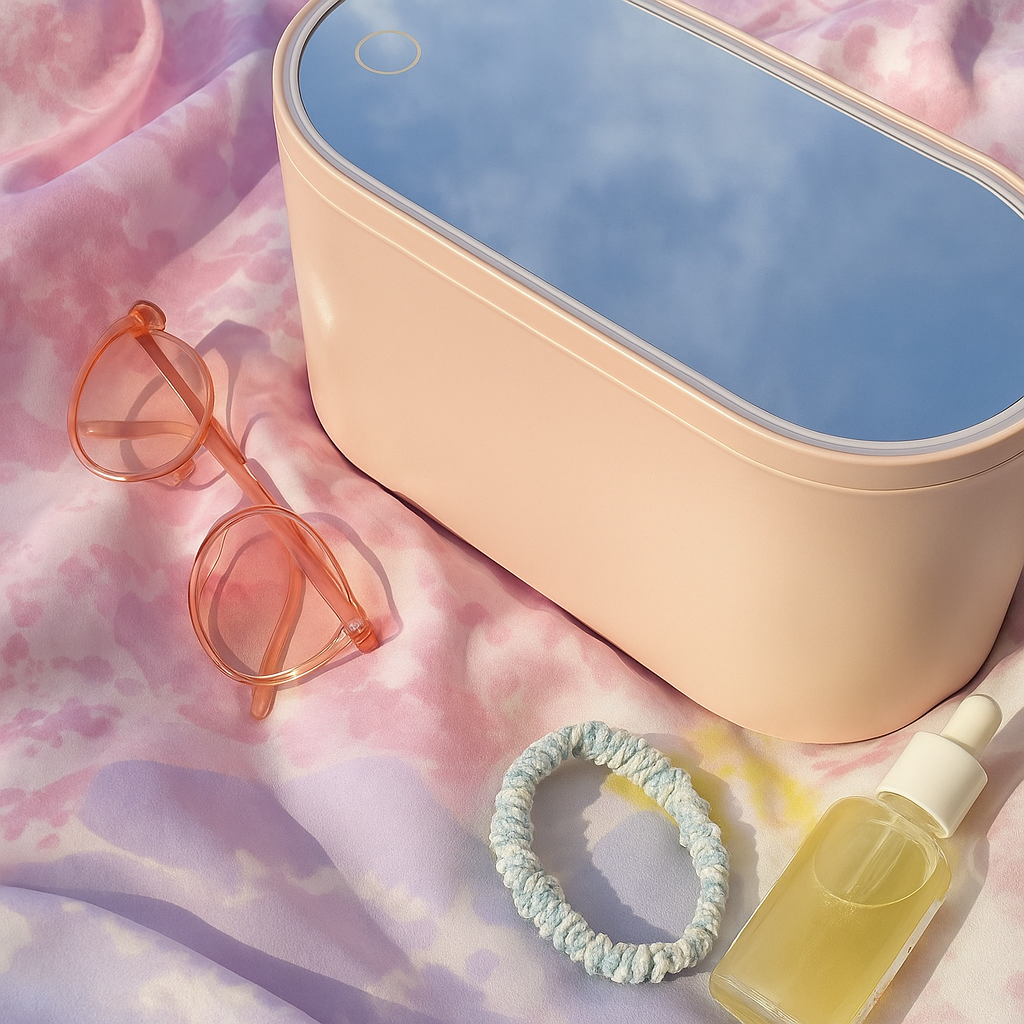 GlowBox™ – Miroir LED Beauté + Rangement Makeup